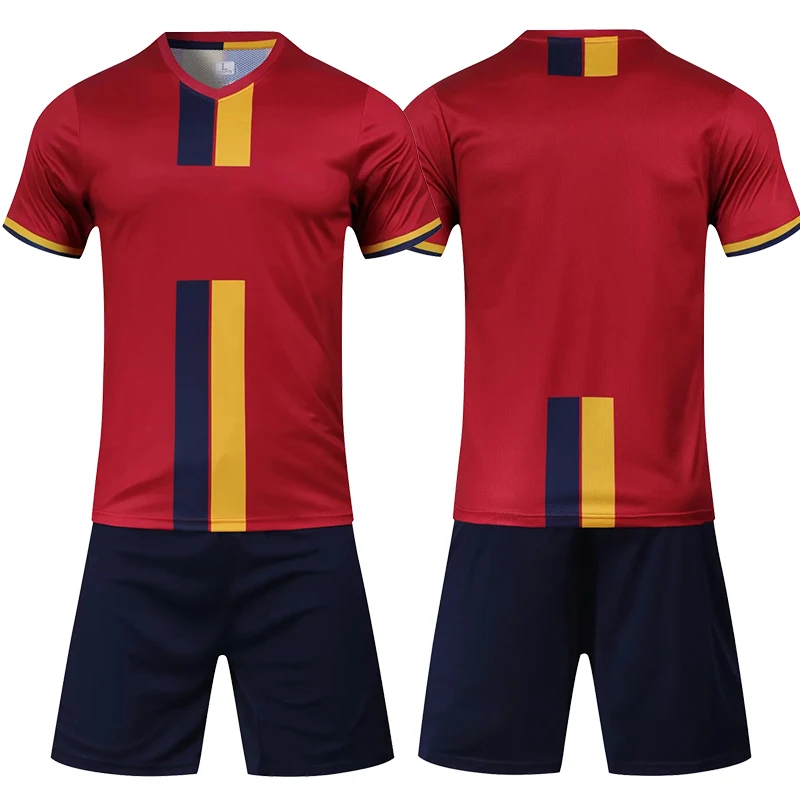 Children Football Jerseys set Mens boys Sportswear Training Uniform Football Jersey Suits double pocket Team Uniforms Sets Shirt