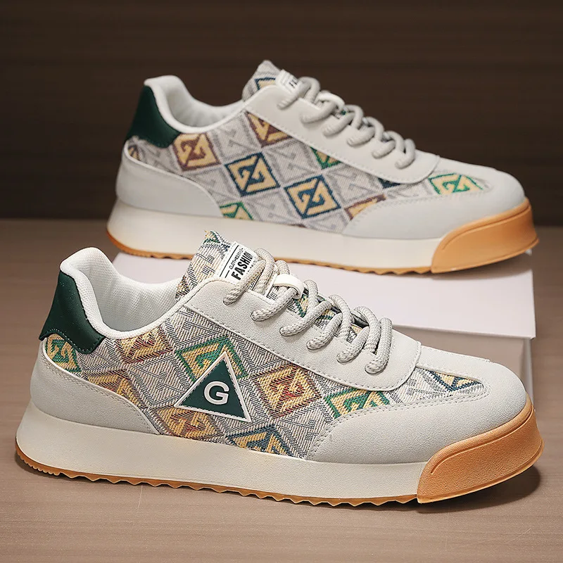 Luxury Men's Sneakers Spring New Casual Breathable Platform Shoes Mens Outdoor Designer Comfortable Board Shoes Zapatos Casuales 5