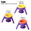 3Pcs/set Squeeze Bottle Cap Upside Down Tripod Bottle Caps No Waste Leak Prevention Cover Kitchen Bathroom Storage Rack Holder 6
