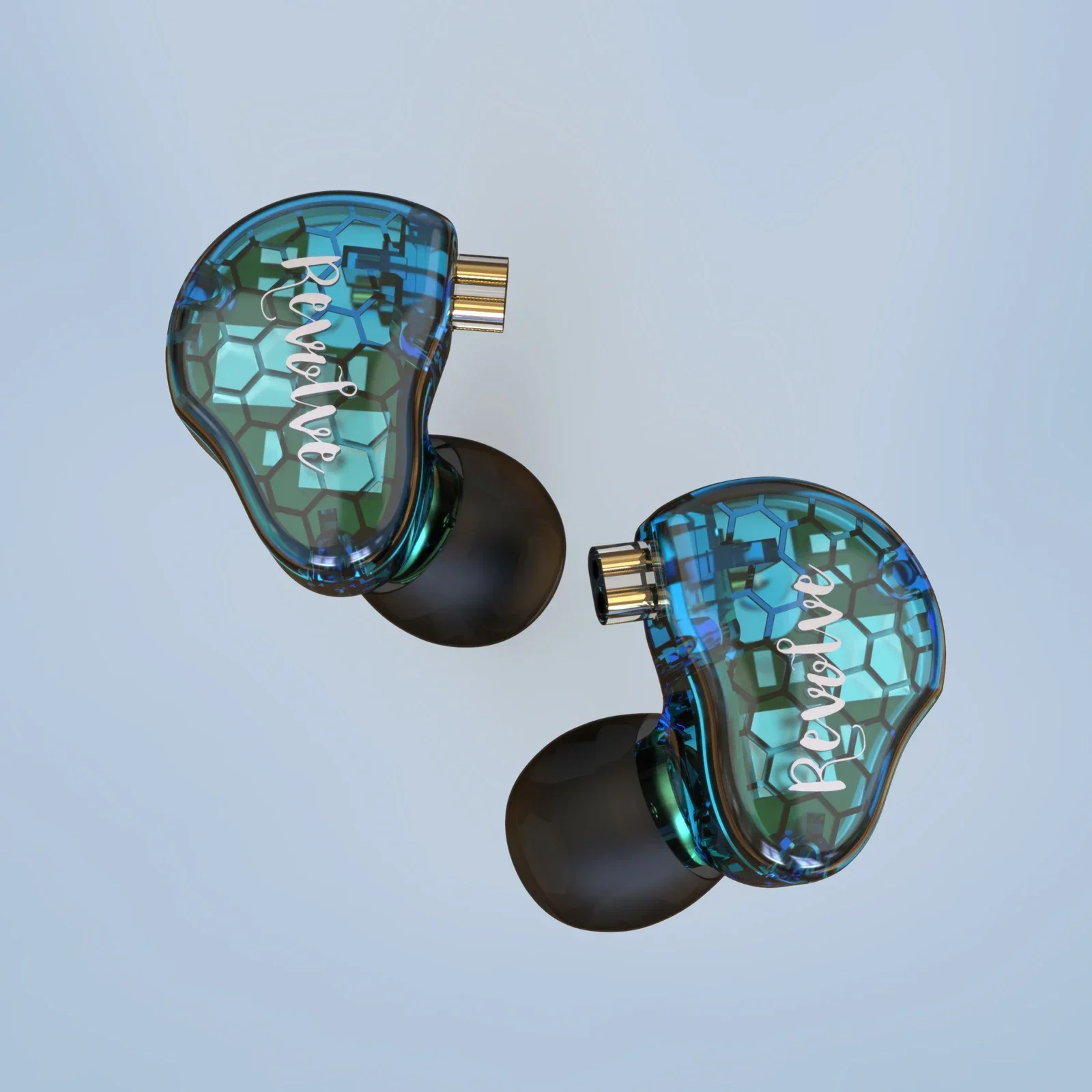 RevoNext RH-216 1DD+2BA IEMs HIFI Wired in Ear Earphones Stereo Balance Adjustment Monitors Headphone for Gaming HiFi Fancier