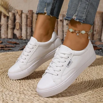 Women's Casual Sport Shoes 2025 Spring Autumn New Style Versatile Fashionable Student Academic Style Flat Shoes Rubber