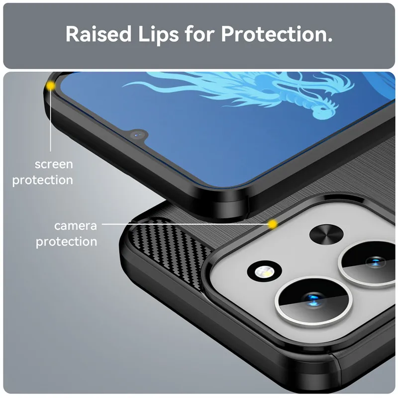 Shockproof Silicone Brushed TPU Protective Phone Case