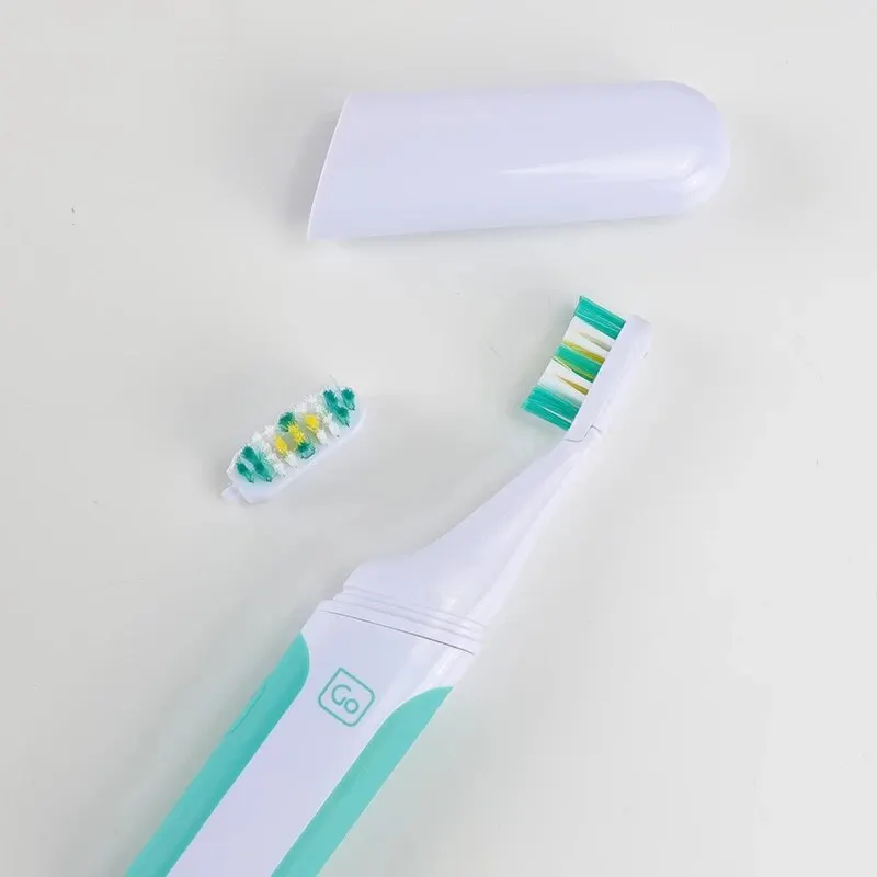 Electric Toothbrush Electric Toothbrush Portable Adult Travel Business Battery Teethbrush Holder 2 Spare Brush Heads Waterproof New Design SG916