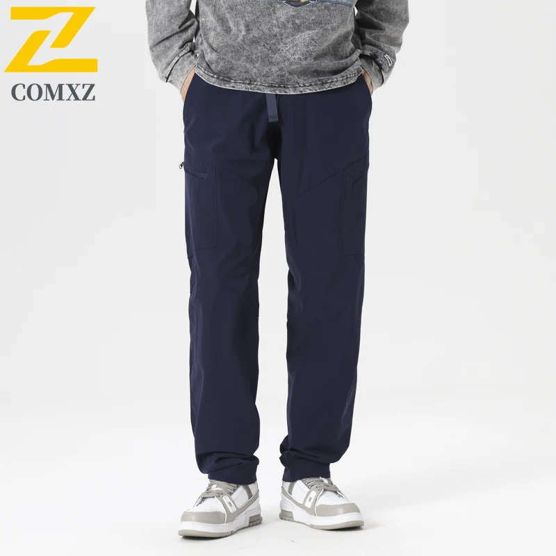 Men's  Quick-Dry Pants All-Season Waterproof Windproof Outdoor Training Hiking Workwear Military Style Tactical Sports Trousers