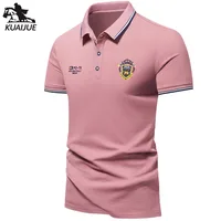 Men’s high quality summer new lapel men’s short sleeve polo shirt fringe embroidery business casual men’s polo shirt M-4XL 903