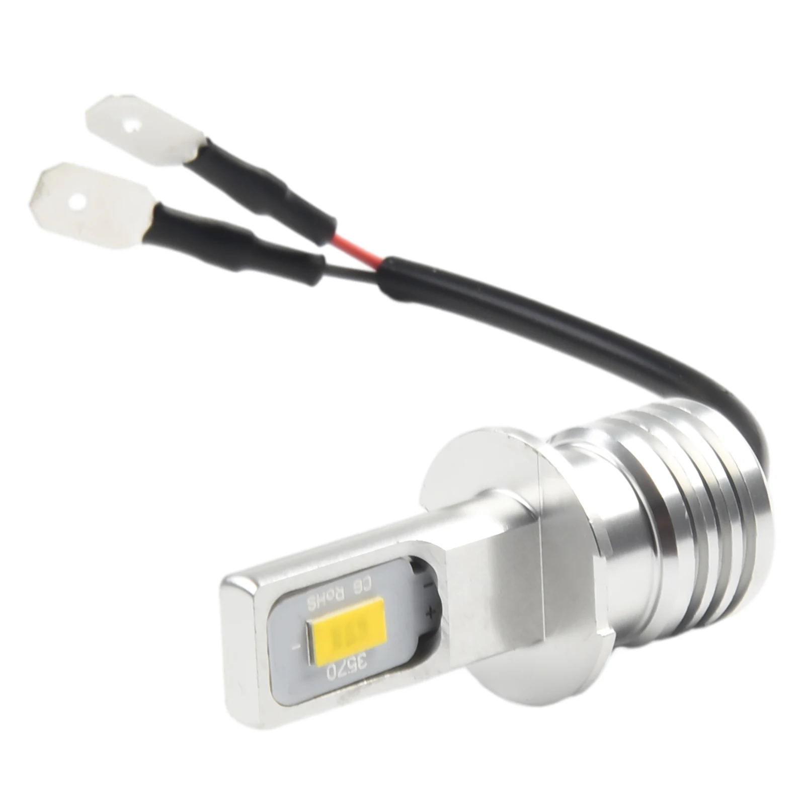 H3 LED 안개등 전구, 매우 밝은 노란색 주간 주행등, 12V-24V 안개등, 80W, 3000K, 2000LM, 2 개