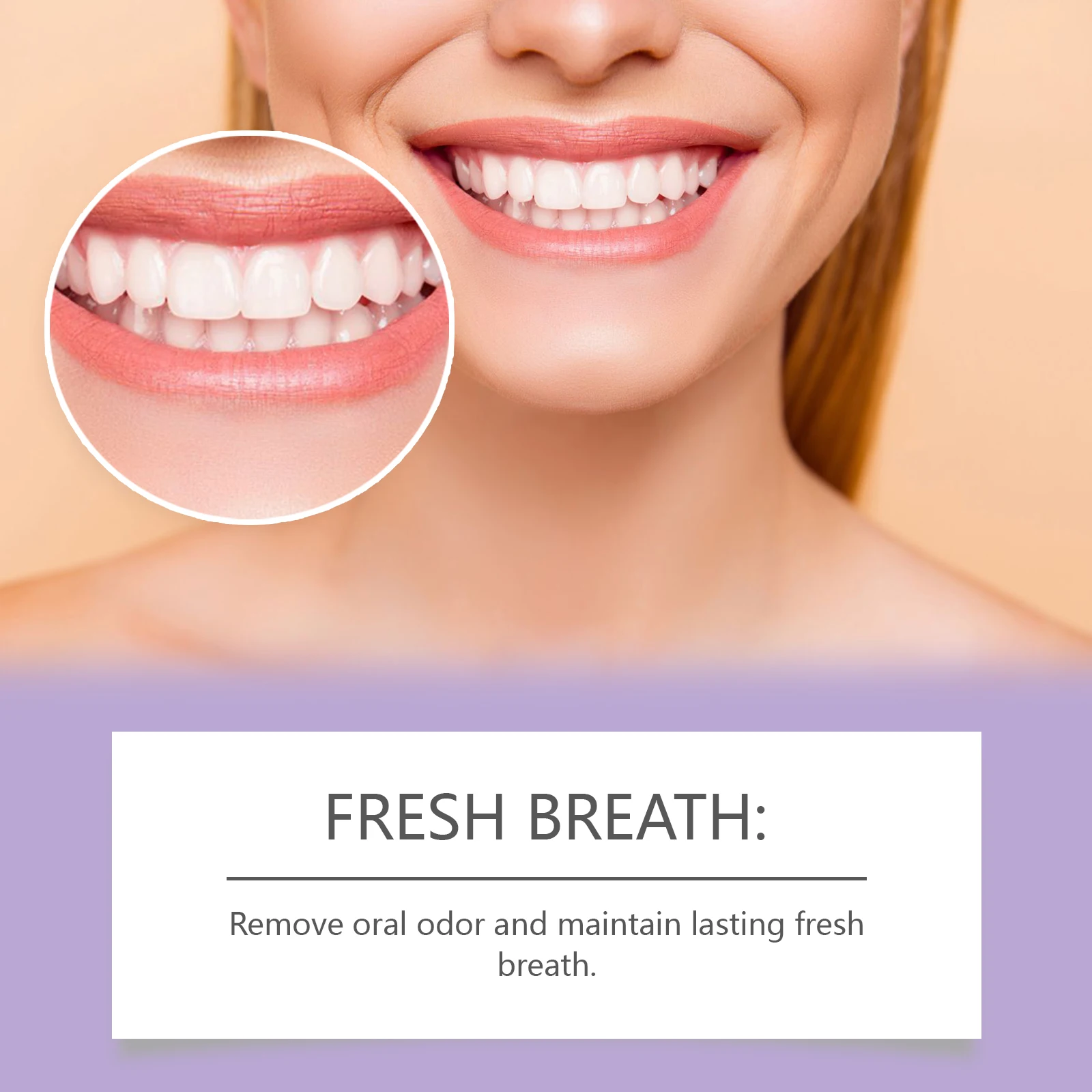 Teeth Restoration Mineral Powder Tooth Whiter Remove Stain Oral Clean Fresh Breath Improve Smell Purple Bleaching Toothpaste