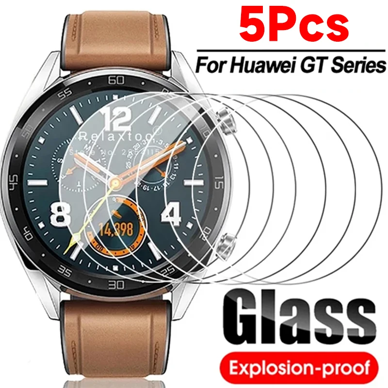 

5-1Pcs Tempered Glass for Huawei Watch GT3 SE GT 3 Pro GT 2 Pro GT Runner Screen Protector 9H Clear Films for Huawei Watch GT