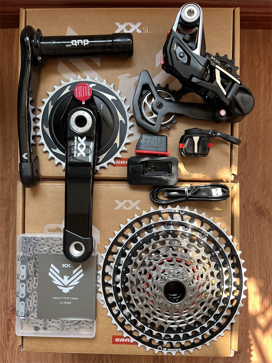 パーツ SRAM XX Eagle T-Type AXS Groupset SRAM XX Eagle Transmission Groupset - AXS | T-Type | D1