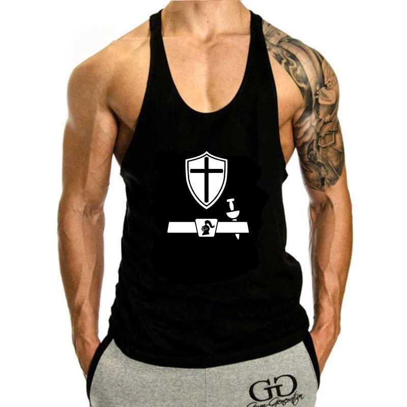 

2024 Unisex Kurzarm tank top men Kampfreiter-Dress Ritterrustung Schwert