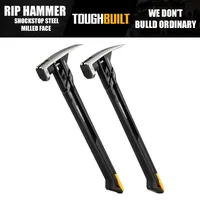 ToughBuilt TB-H1-1SBR-S20X TB-H1-1SBR-S24X 20 OZ/24 OZ.. ShockStop Steel Rip Hammer Milled Face Hand Tools Accessories 1