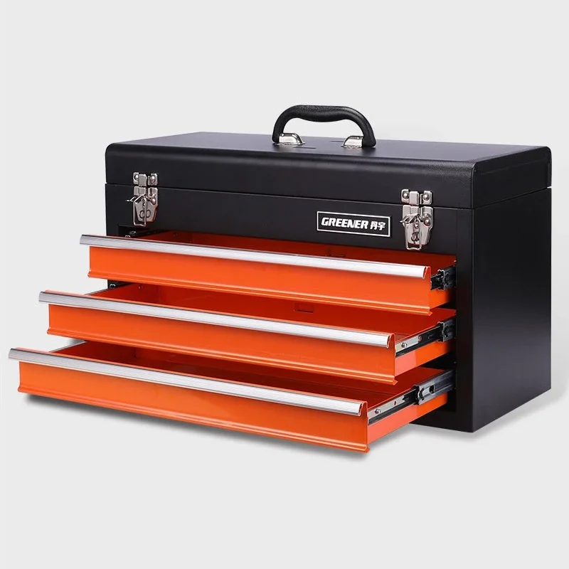 Electrician Tool Storage Boxes Portable Multifunctional Suitcase Steel Screwdriver Wrench Hardware Repair Tools Organizer Boxes 2