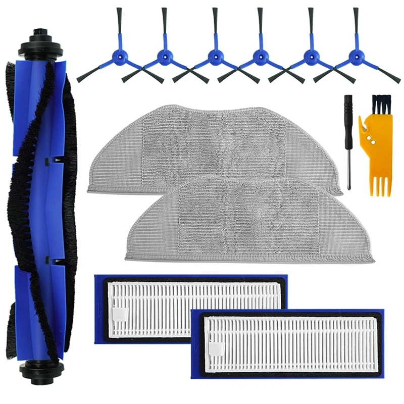 

1 Set Main Brush Side Brush HEPA Filter Compatible For Eufy Robovac L70 Robot Vacuum Cleaner Parts Accessories