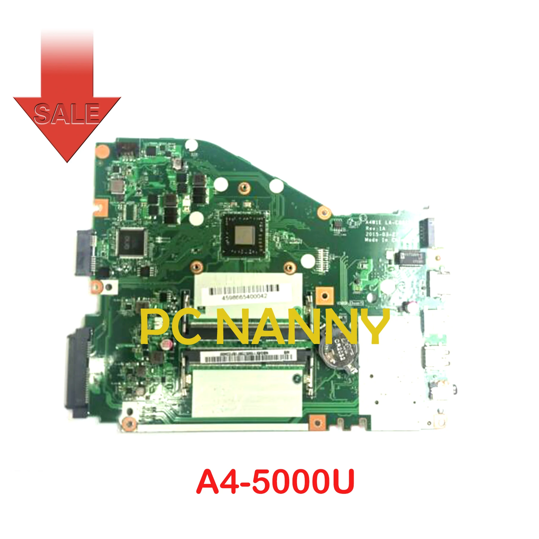 

PCNANNY for Acer aspire ES14 ES1-420 ES1-421 laptop motherboard LA-C801P A4-5000U E1-7010 CPU