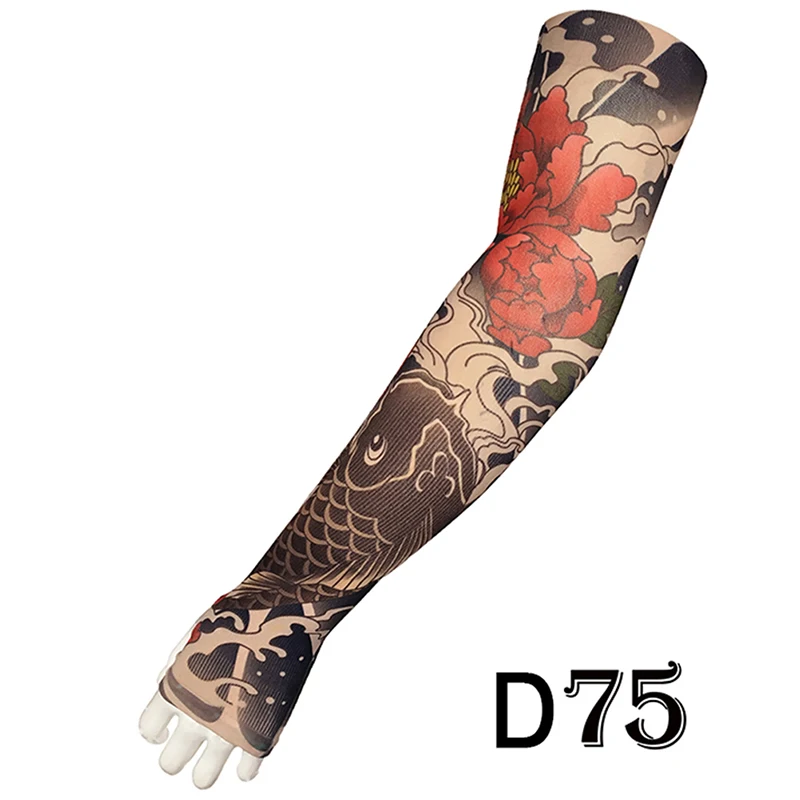 Arm Sleeve Tattoo Simulation UV Protection Outdoor For sun protection arm sleeves