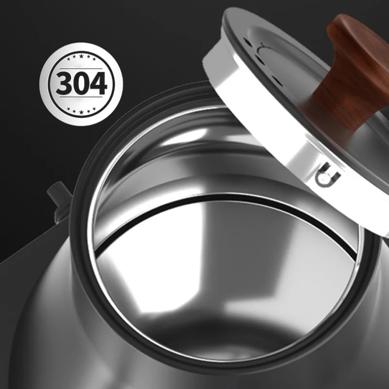 304 스테인리스 스틸 라이너 구즈넥 전기 커피 주전자, 40-100 ℃ 조절 가능, 110V, 220V, 1200W
