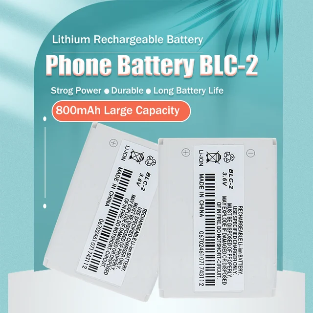 A C Batterynokia 3310 Bl-5c 800mah Rechargeable Battery - 1pcs