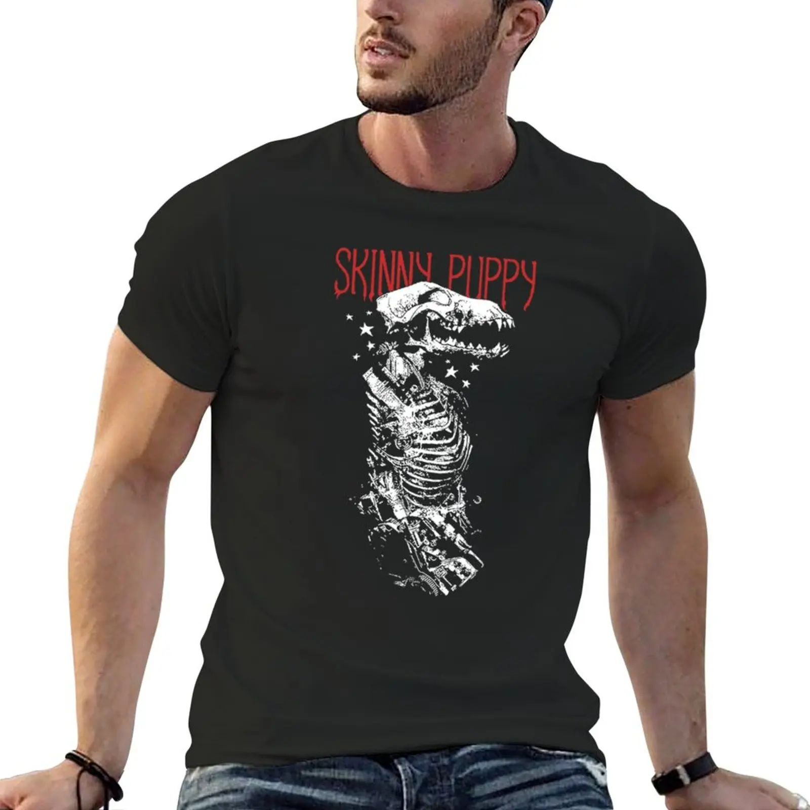

Skinny Puppy T-shirt blanks summer top summer tops mens graphic t-shirts funny