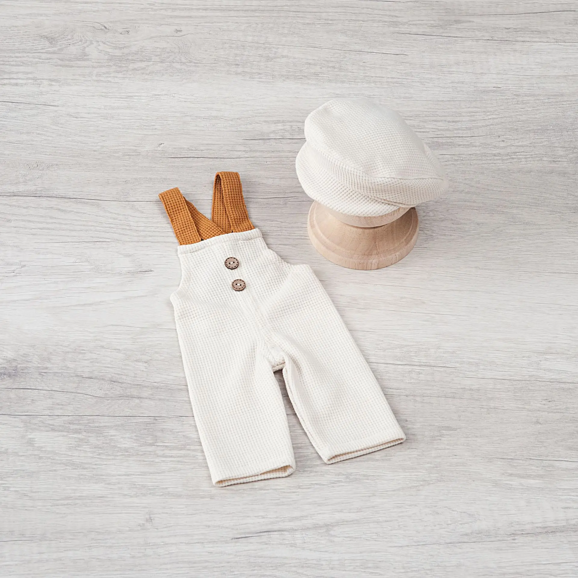 Photoshoot Props Knitted Baby Boy Costume Newborn Photography Props Overalls Suit Infant Bodysuit Newborn Photography Outfit Baby Girl Accessorie