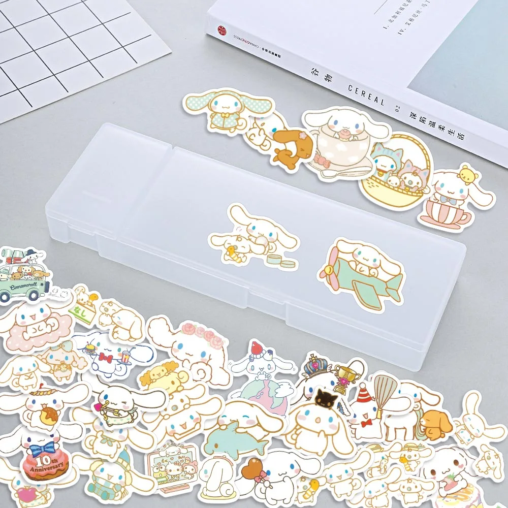 

40Pcs Kawaii Cinnamoroll KT Cat Cartoon Anime Waterproof Stickers Suitcase Laptop Graffiti Phone Case Stickers Kids Toys Gifts