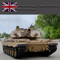 Henglong 3908-1 Large Battle Tank Vehicle 1:16 Simulation British Challenger 2 Remote Control Main Battle Tank Children's Toy 1