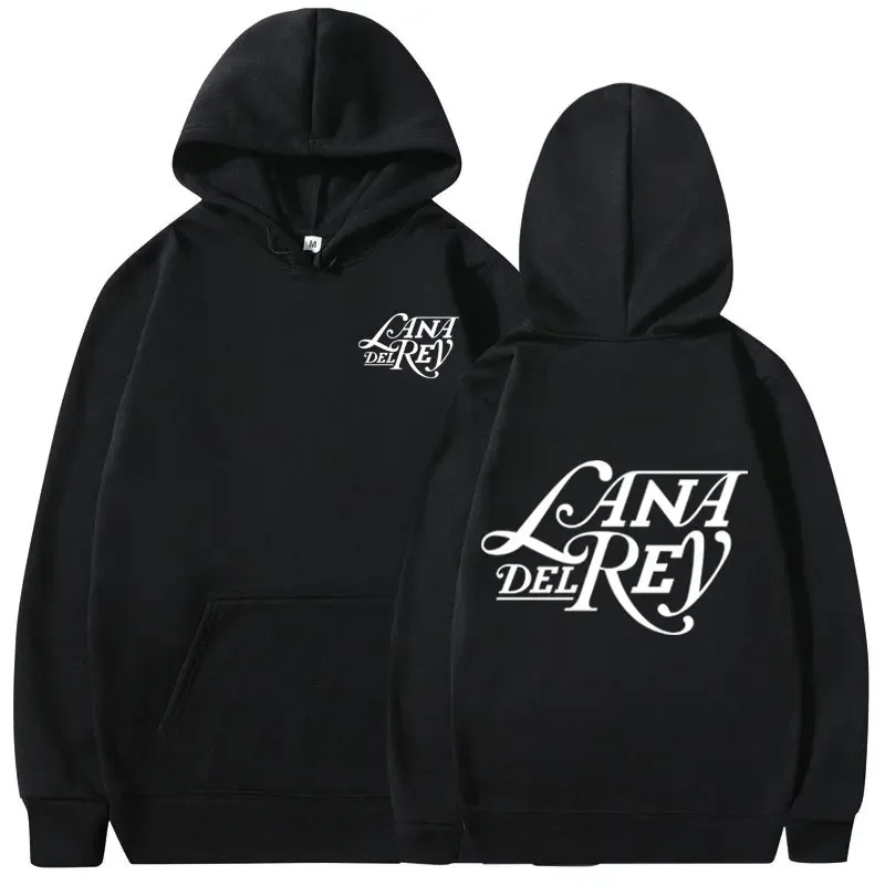 

Lana Del Rey Logo Hoodie Men's Clothing Casual Oversized Hooded Sweatshirt Fashion Vintage Harajuku Aesthetic Hoodies Streetwear