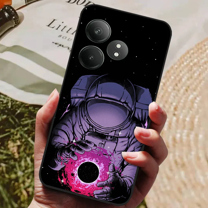 Sleek Black Silicone Phone Cover - Soft TPU Bumper Case & Protector
