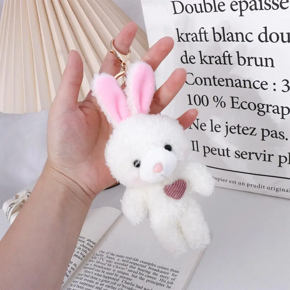 Stuffed Animal  DIY Trinket Bag Accessories Dog  Keyring Bear  Keychain Backpack Pendant  Rabbit Keychain