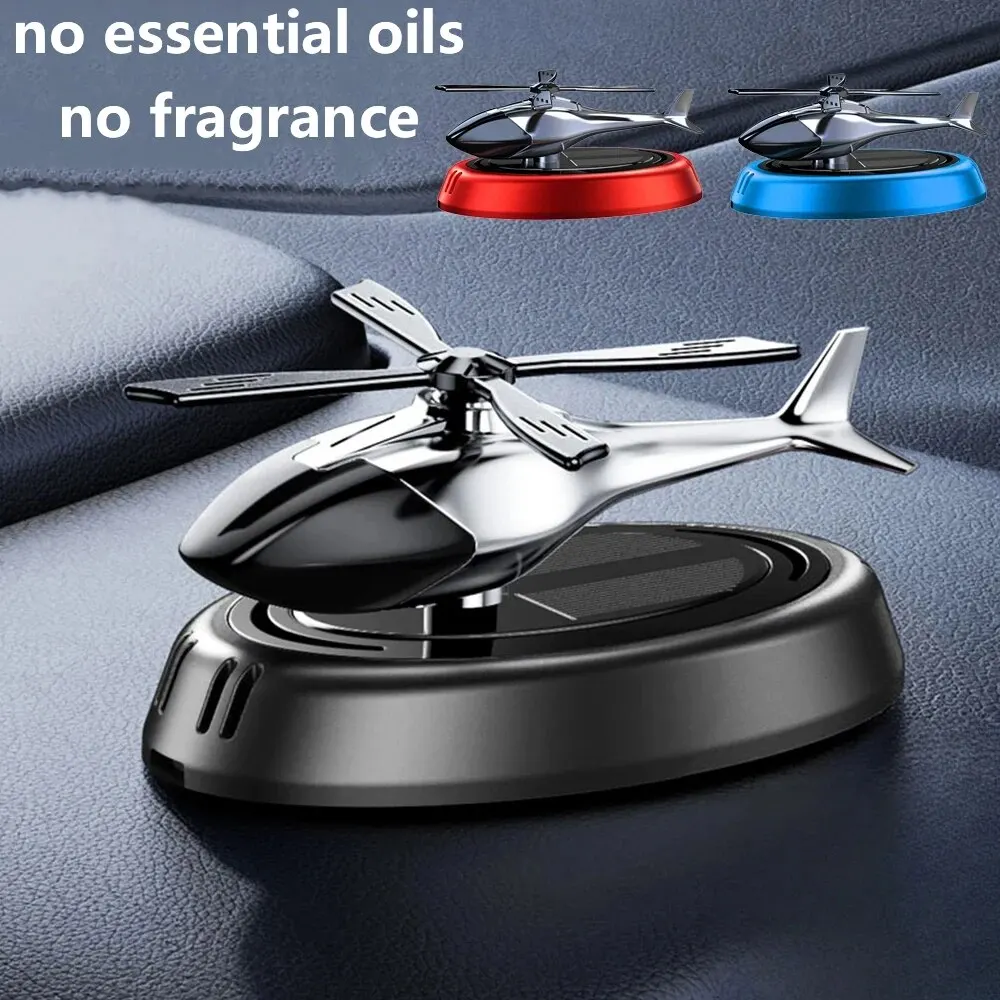 Car Air Freshener Solar Rotating Aromatherapy Perfume Diffuser
