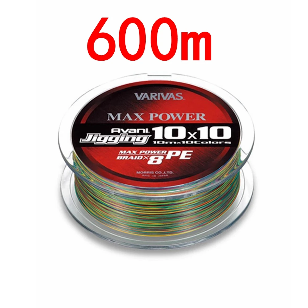 VARIVAS AVANI JIGGING 10X10 COLORS MAX POWER X8 BRAID PE