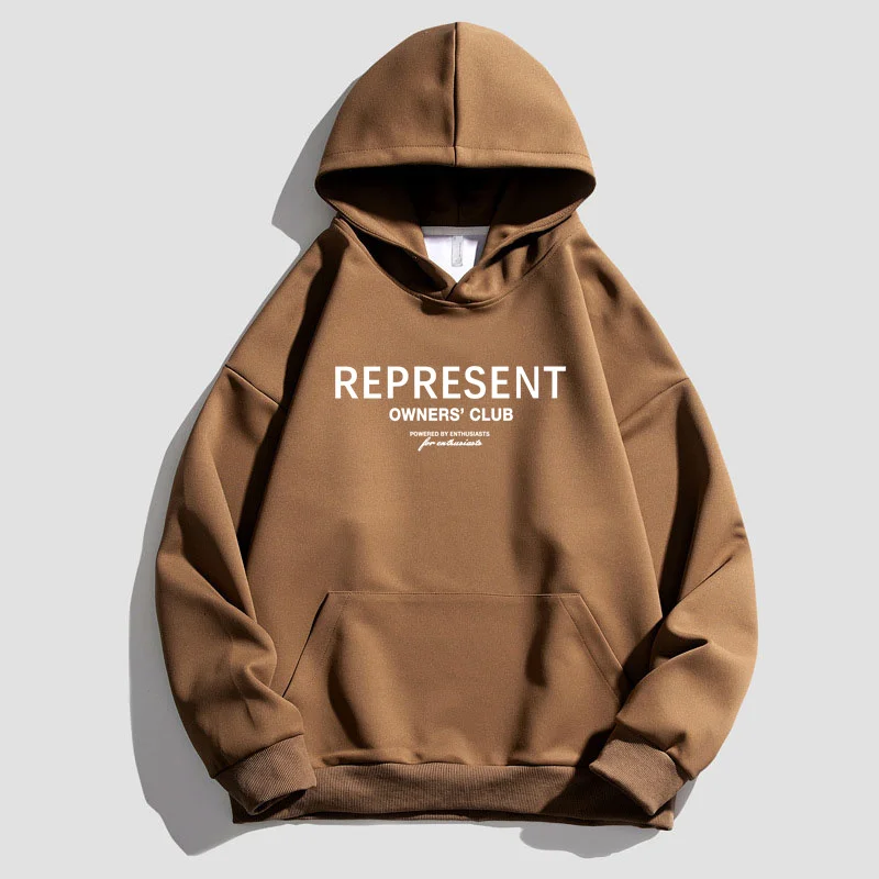 Men Women Cotton Hoodie Retro Style High Street Brand Graphic Hoodies Streetwear Letter Printed Hooded Good Pullover Sweatshirt