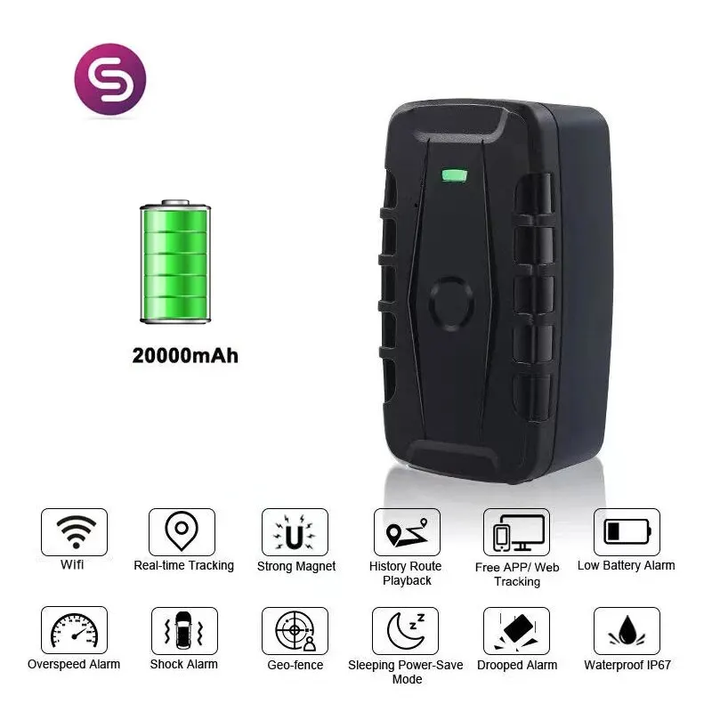 Car Waterproof GPS Tracker LK209C 10000mah 20000mAh Battery RealTime Tracking Vehicle Locator Magnet 240 Day LK209b Free App gps tracker car tracker