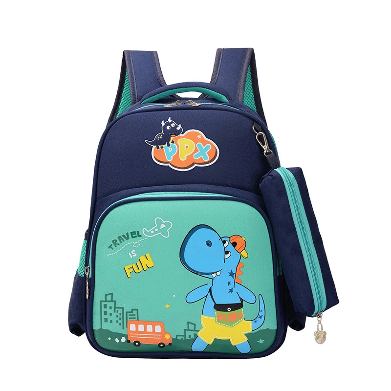 New Children's School Bag Cartoon Fashion Rabbit Dinosaur Kindergarten Boys and Girls Load Reduction Backpacks Large Capacity