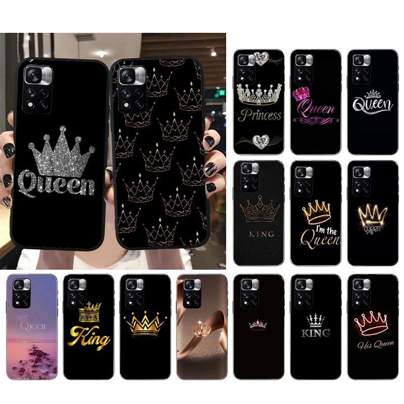 

Queen King Phone Case For Xiaomi Redmi Note 12 Pro 11S 11 10 Pro 10S Note 12R 12S 12 ProPlus Redmi 10 9C 12