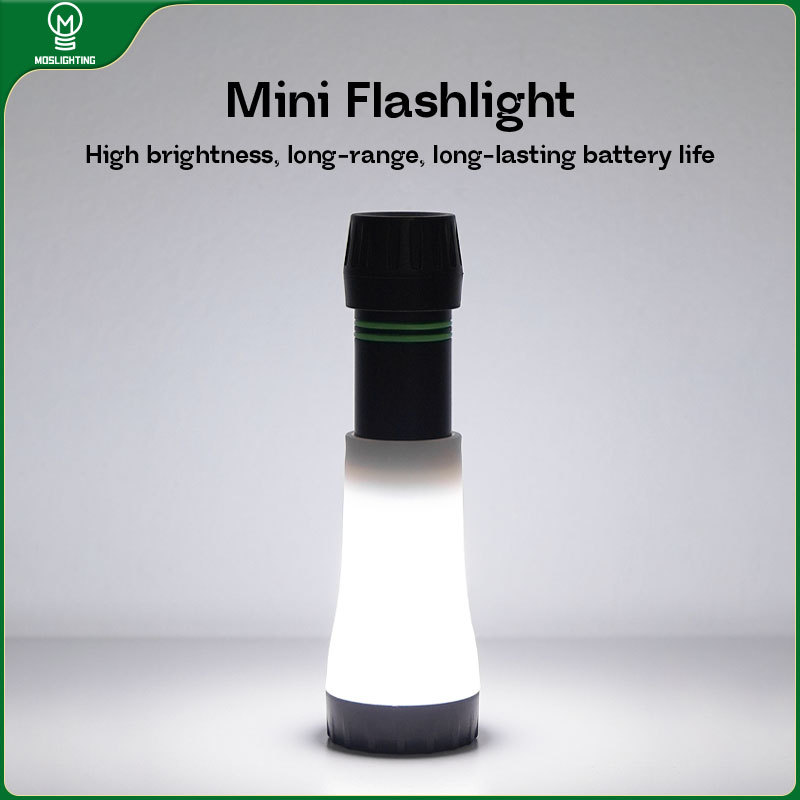 MOSLIGHTING Mini LED Outdoor Camping Lights High Power USB Rechargeable Light Outdoor Multifunctional Camping Portable Tent Lamp