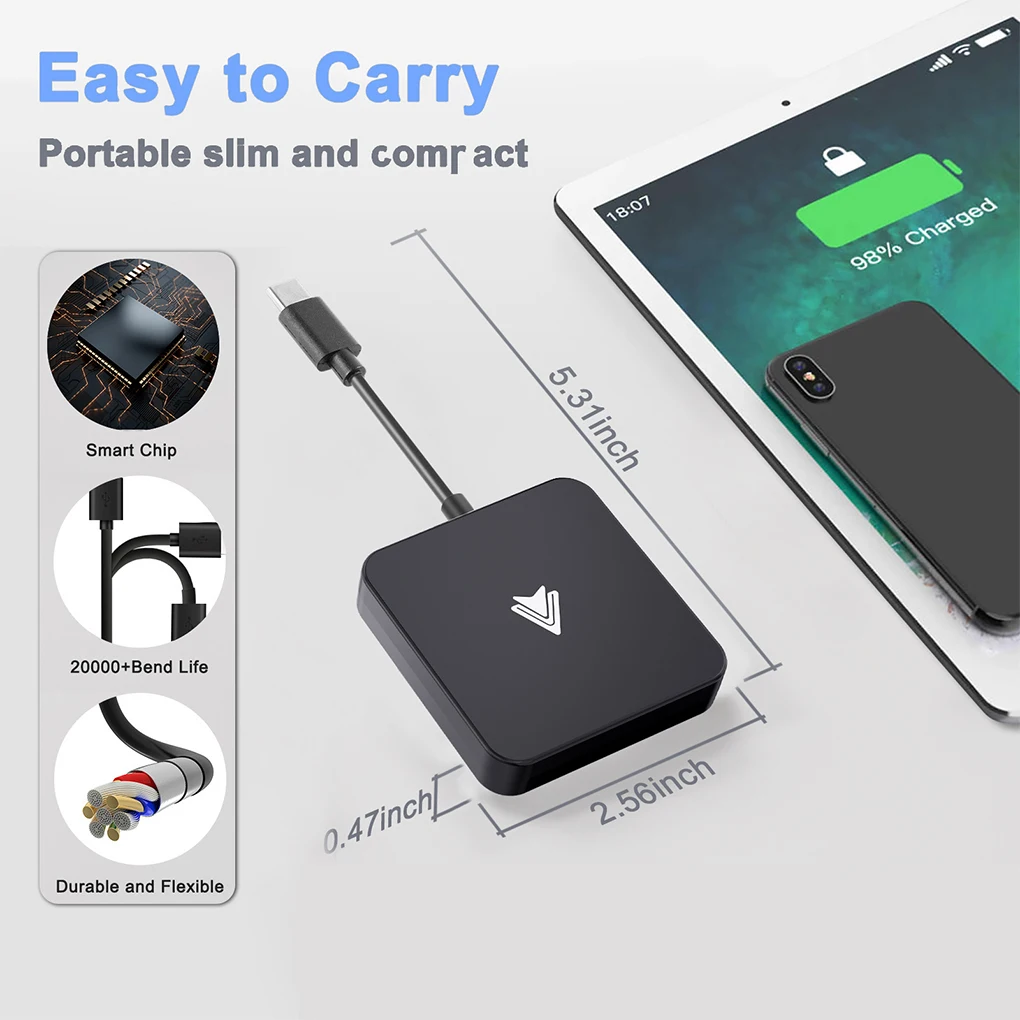 Android Auto Wireless Adapter WiFi 5.0G Car AI Box Auto Wireless Adapter Android