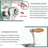Manual Meat Grinder Stainless Steel Hand Crank Meat Grinding Machine Sausage Stuffer Filler Household Pork Mincer Sausage Maker 2