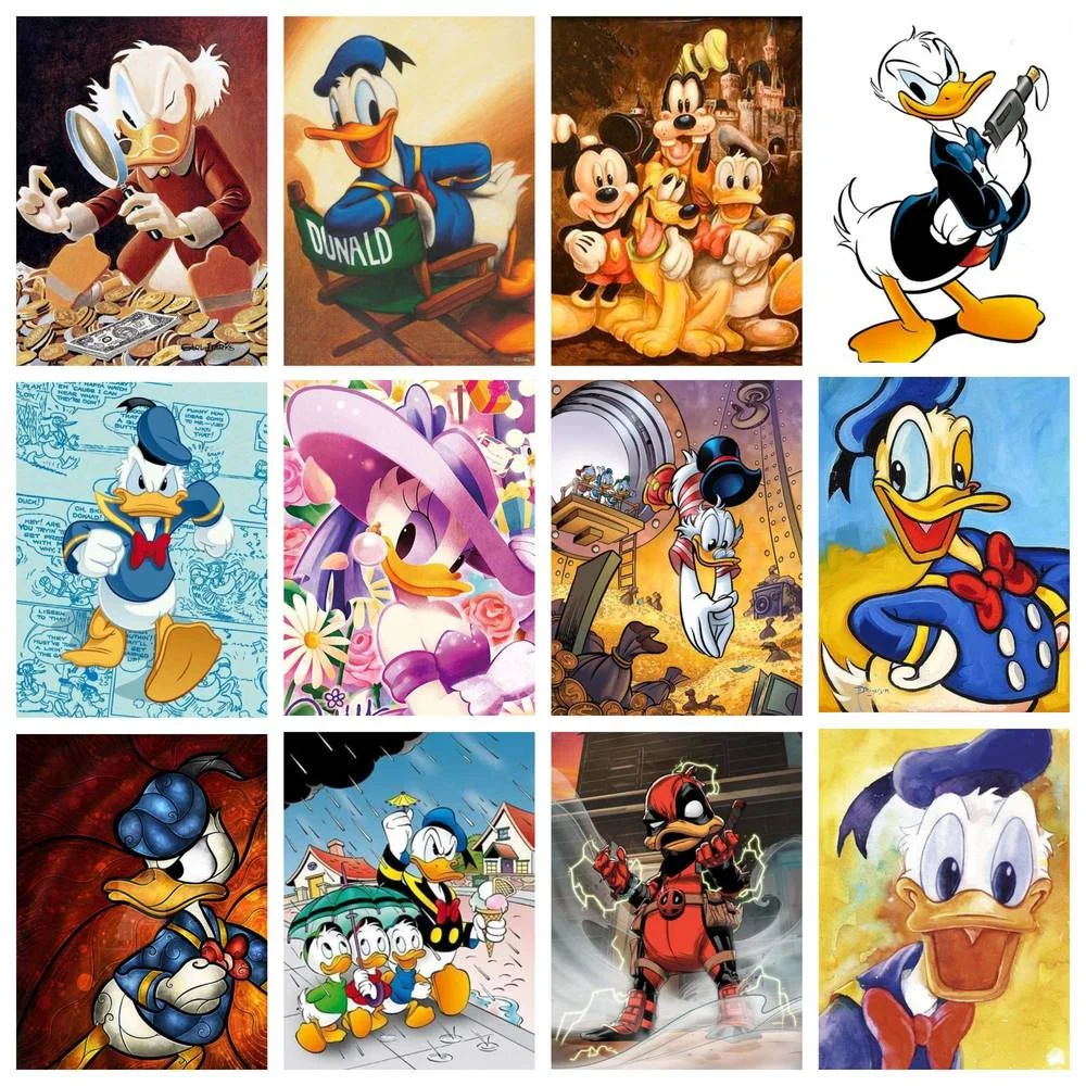 

Набор для алмазной вышивки «Дональд Дак» из мультфильма «сделай сам»