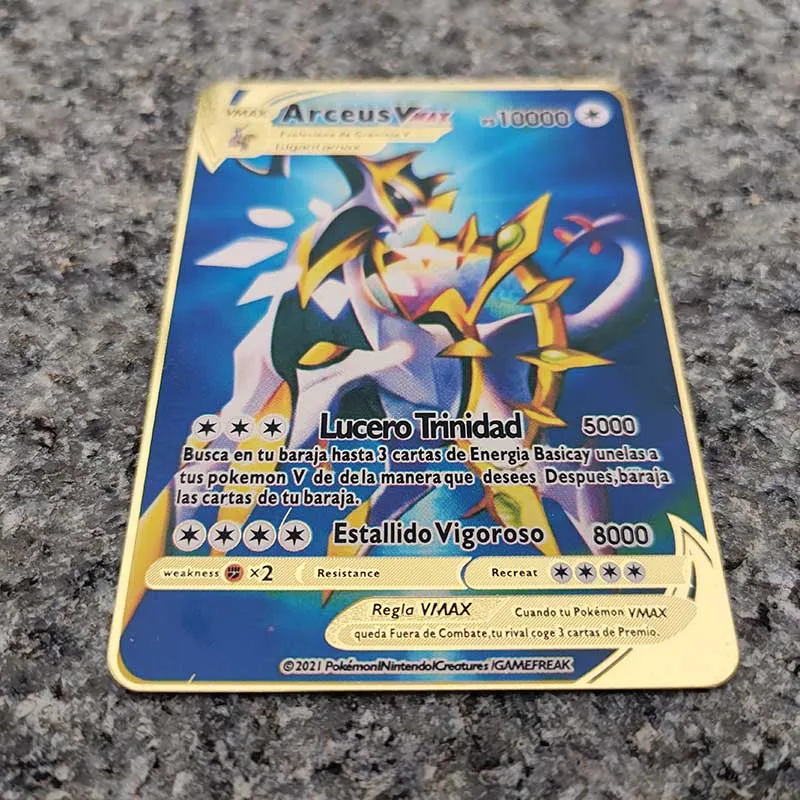 Carta Pokémon Em Metal Lucario GX - Colecionador, Cartinhas Pokémon