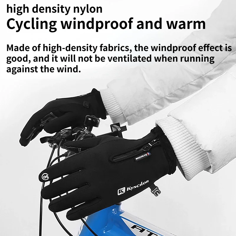 

Warm Fleece Gloves for Men Women Touch Screen Ski Bike Riding Outdoor Sports Gloves Cold-proof Water Proof Security Protection