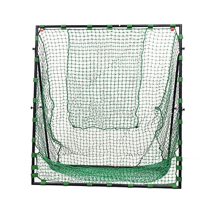 

High Quality 2*2M Baseball Softball Soccer Practice Net Rack And Durable Pitching Training Net