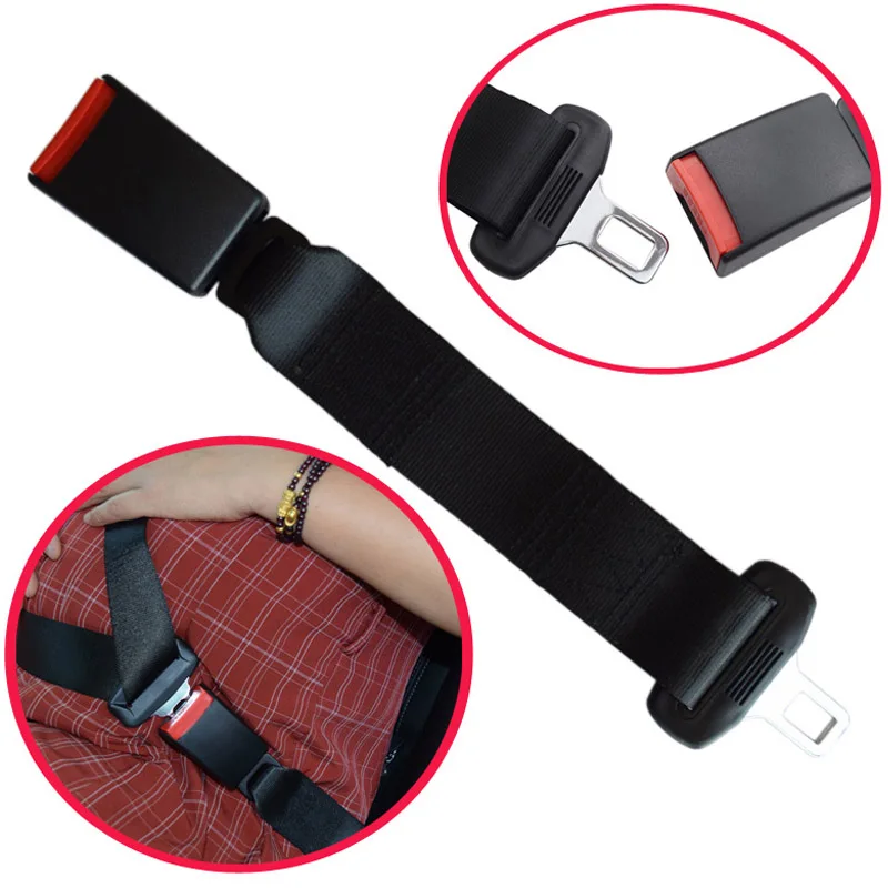 Seat Belt Extender Car Seat Belt Extender Seatbelt Extender Safety Buckle For Pregnant Woman Seat Belt Rigid Stem and Comfortable Easy to Install