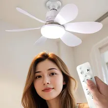 E27 리모컨 LED 30W 40W 천장 선풍기 조명 디밍 기능 포함 거실, 서재 및 가정용 85-265V에 적합