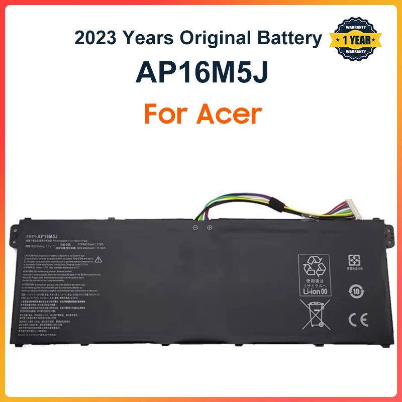 Ap16M5J Batteria Per Laptop Acer Aspire 1 Per Aspire 3 A315-21 A315-51 Es1 A114 A315 Kt.00205.004 7.7V 4810Mah