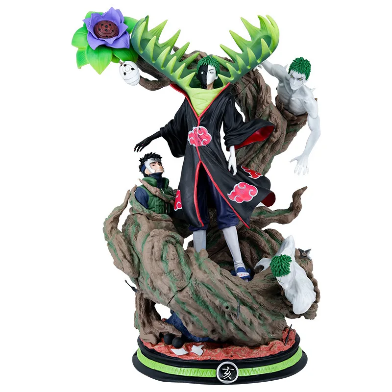 

37CM Anime Naruto Shippuden Akatsuki Zetsu Hoshigaki Kisame Kakuzu Hidan Sasori Deidara PVC Action Figure Collection Model Toys