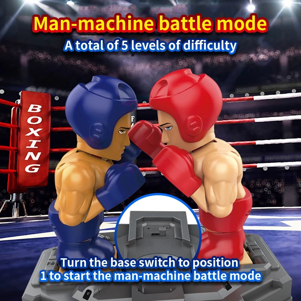 

Игрушка для бокса на радиоуправлении, боевой робот с инфракрасным датчиком, лучшие игроки-роботы для бокса, игры двойного действия, настольные игры