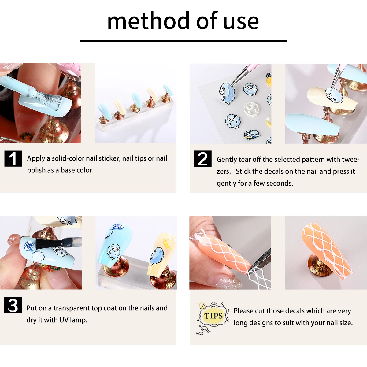 5D 럭셔리 네일 아트 스티커 퍼플 젬스톤 스타 메탈 보더 셀프 접착 데칼 슬라이더 네일 DIY 매니큐어 장식