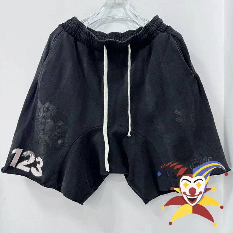 

Шорты RRR123 в стиле пэчворк для мужчин и женщин, лучшее качество, повседневные джоггеры на шнуровке, большие Бриджи RRR 123 с биркой