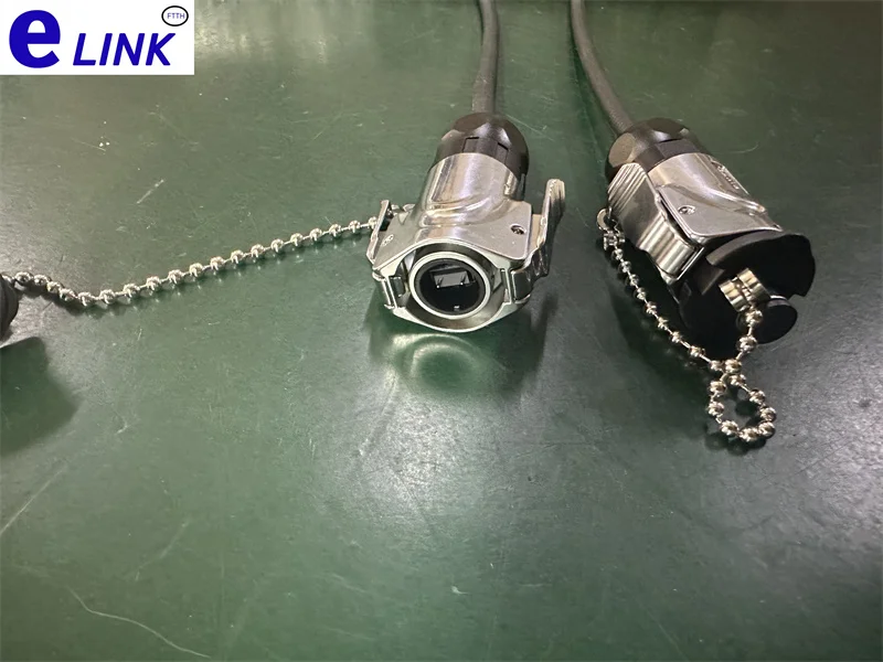 MPO 아머드 광섬유 패치 코드, OM3 12C TPU 다중 모드 B 타입, 드럼 12 코어, 방수 야외 FTTH, 100m, 50m, 60m, 80m, 90m