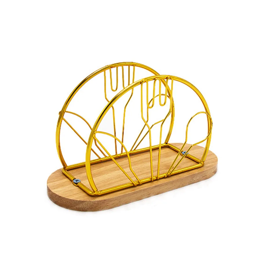 Napkin Holder Upright Stand Tissue Dispenser Towel Paper Rack for Picnic Buffet Dinner Table Office Kitchen Restaurant Party 6